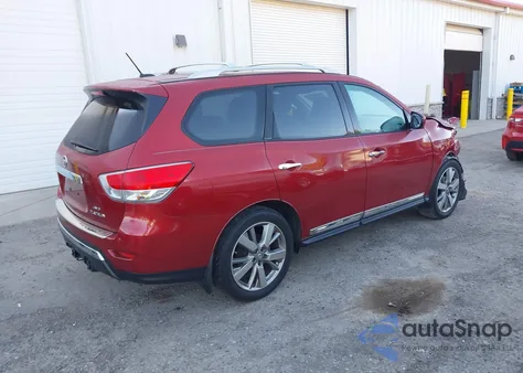 2014 Nissan Pathfinder Platinum z USA, uszkodzony, nr VIN 5N1AR2MM4EC609421